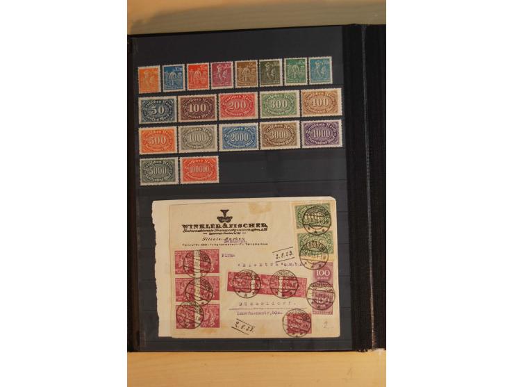 1872/1940, anfangs gestempelte später zunehmend ungebrauchte/postfrische Sammlung mit einer Vielzahl an besseren Werten dabei