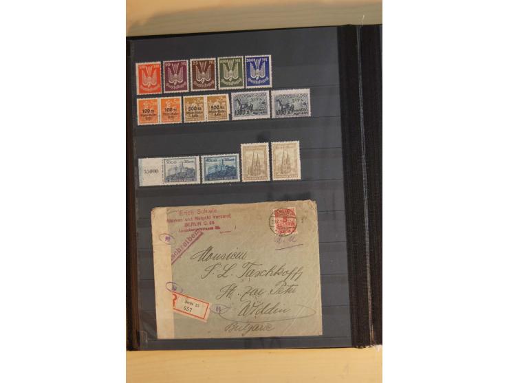 1872/1940, anfangs gestempelte später zunehmend ungebrauchte/postfrische Sammlung mit einer Vielzahl an besseren Werten dabei