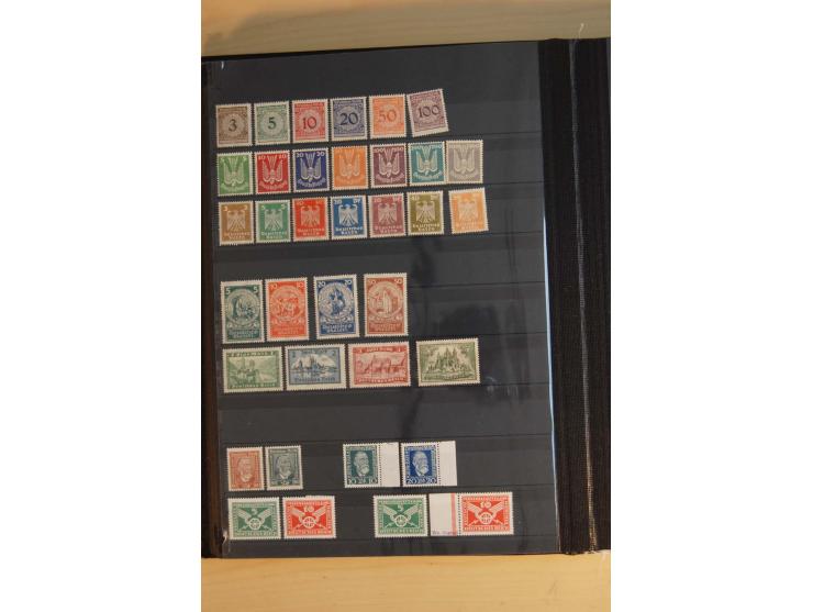 1872/1940, anfangs gestempelte später zunehmend ungebrauchte/postfrische Sammlung mit einer Vielzahl an besseren Werten dabei