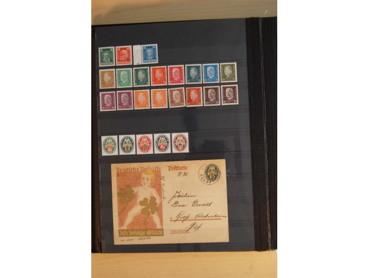1872/1940, anfangs gestempelte später zunehmend ungebrauchte/postfrische Sammlung mit einer Vielzahl an besseren Werten dabei