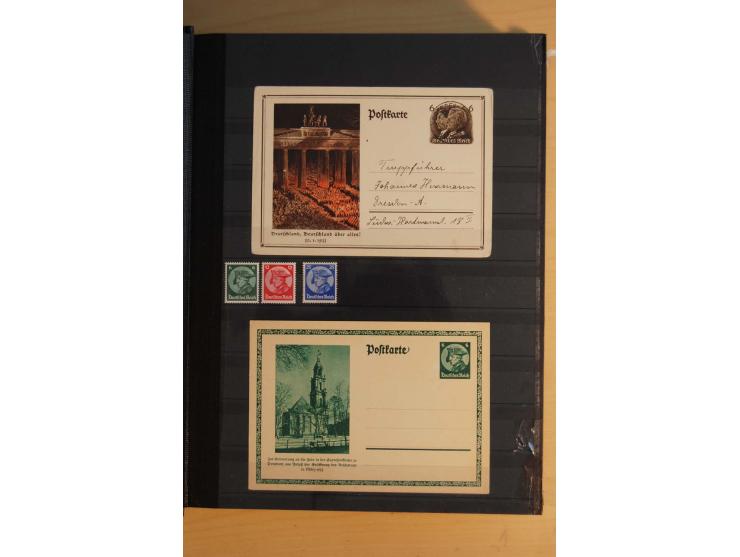 1872/1940, anfangs gestempelte später zunehmend ungebrauchte/postfrische Sammlung mit einer Vielzahl an besseren Werten dabei