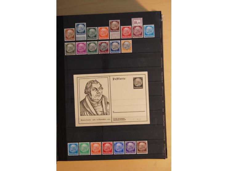 1872/1940, anfangs gestempelte später zunehmend ungebrauchte/postfrische Sammlung mit einer Vielzahl an besseren Werten dabei