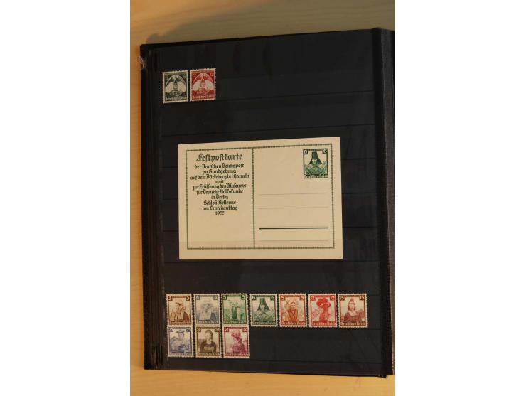 1872/1940, anfangs gestempelte später zunehmend ungebrauchte/postfrische Sammlung mit einer Vielzahl an besseren Werten dabei