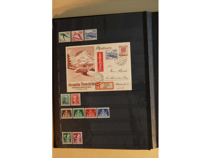 1872/1940, anfangs gestempelte später zunehmend ungebrauchte/postfrische Sammlung mit einer Vielzahl an besseren Werten dabei