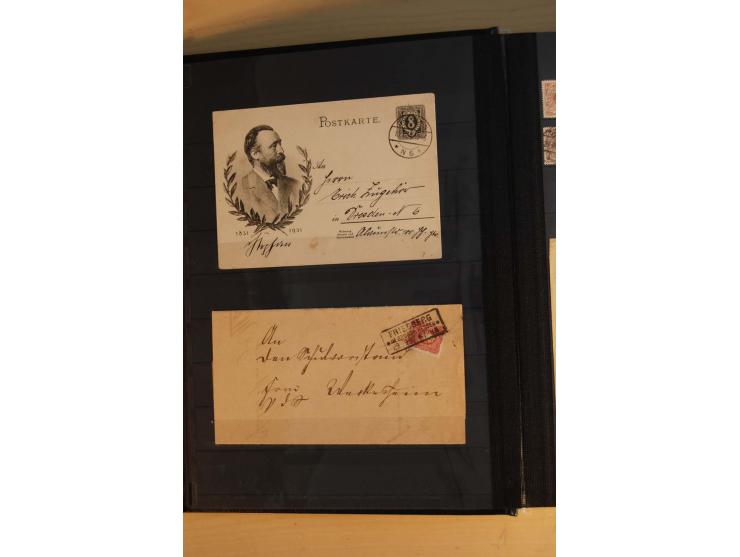 1872/1940, anfangs gestempelte später zunehmend ungebrauchte/postfrische Sammlung mit einer Vielzahl an besseren Werten dabei