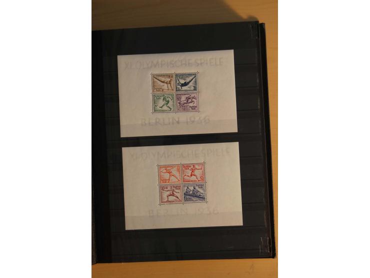 1872/1940, anfangs gestempelte später zunehmend ungebrauchte/postfrische Sammlung mit einer Vielzahl an besseren Werten dabei