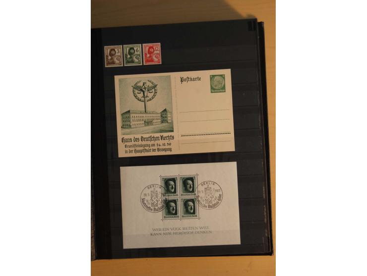 1872/1940, anfangs gestempelte später zunehmend ungebrauchte/postfrische Sammlung mit einer Vielzahl an besseren Werten dabei