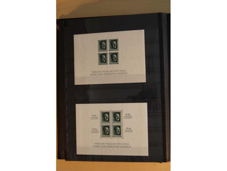 1872/1940, anfangs gestempelte später zunehmend ungebrauchte/postfrische Sammlung mit einer Vielzahl an besseren Werten dabei