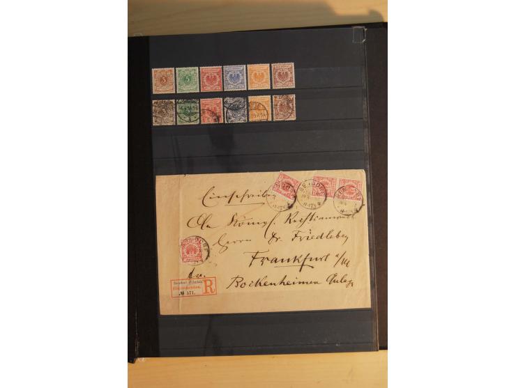 1872/1940, anfangs gestempelte später zunehmend ungebrauchte/postfrische Sammlung mit einer Vielzahl an besseren Werten dabei
