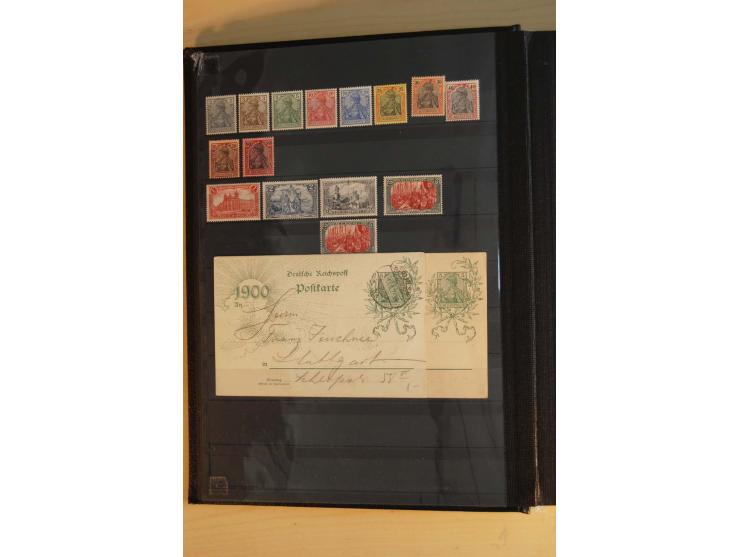 1872/1940, anfangs gestempelte später zunehmend ungebrauchte/postfrische Sammlung mit einer Vielzahl an besseren Werten dabei