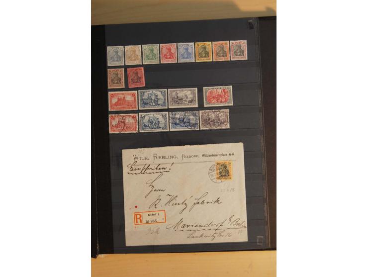 1872/1940, anfangs gestempelte später zunehmend ungebrauchte/postfrische Sammlung mit einer Vielzahl an besseren Werten dabei
