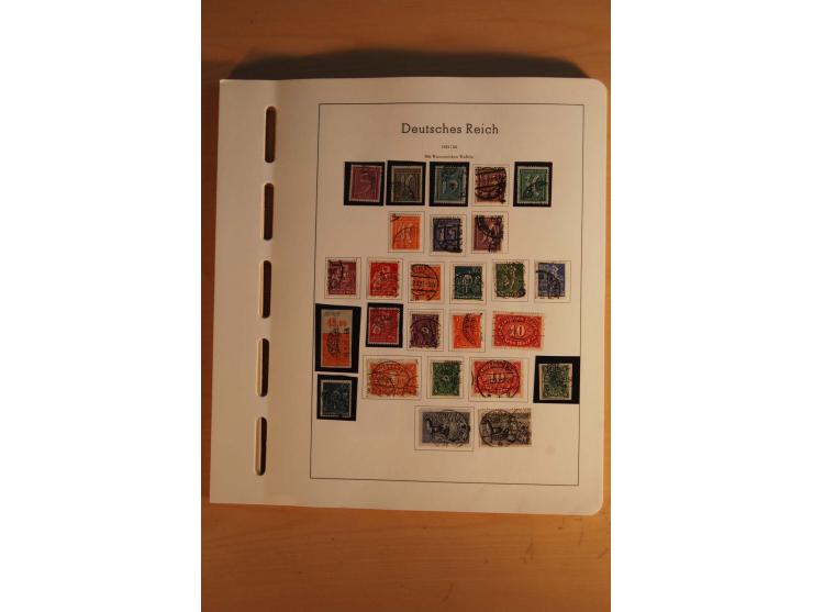 1872/1932, fast ausschließlich gestempelte Sammlung, weitgehend kpl., dabei Infla oft falsche/fragliche Stempel, jedoch einig