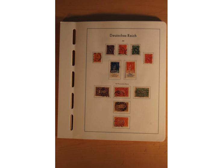 1872/1932, fast ausschließlich gestempelte Sammlung, weitgehend kpl., dabei Infla oft falsche/fragliche Stempel, jedoch einig
