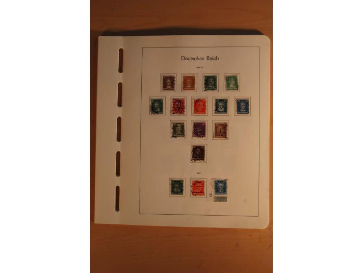 1872/1932, fast ausschließlich gestempelte Sammlung, weitgehend kpl., dabei Infla oft falsche/fragliche Stempel, jedoch einig