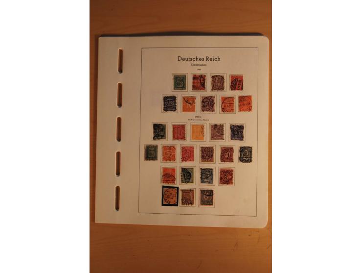 1872/1932, fast ausschließlich gestempelte Sammlung, weitgehend kpl., dabei Infla oft falsche/fragliche Stempel, jedoch einig