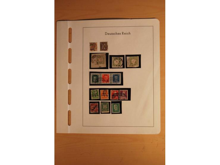 1872/1932, fast ausschließlich gestempelte Sammlung, weitgehend kpl., dabei Infla oft falsche/fragliche Stempel, jedoch einig