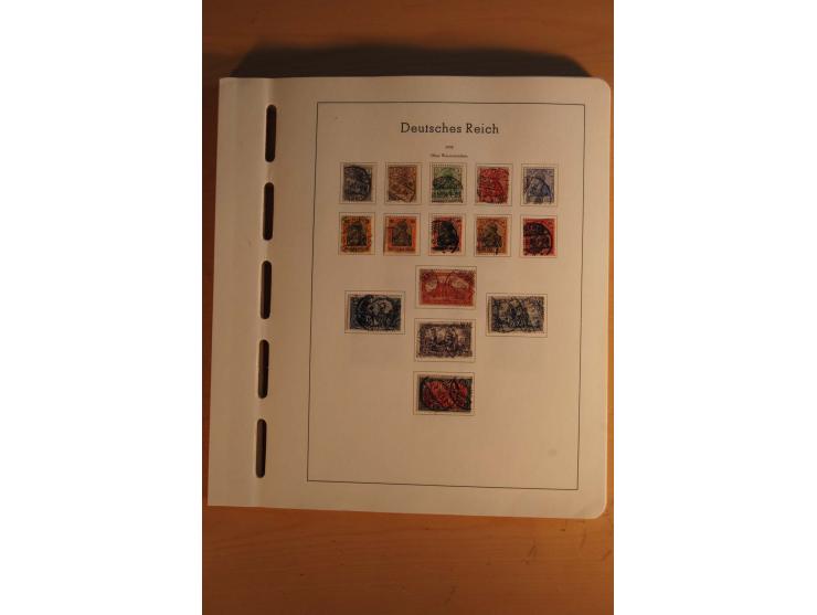 1872/1932, fast ausschließlich gestempelte Sammlung, weitgehend kpl., dabei Infla oft falsche/fragliche Stempel, jedoch einig