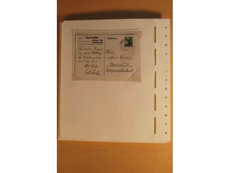 1872/1945, ungebrauchte und gestempelte Sammlung mit allen Zeppelin-Ausgaben, Bl.1 und 2 (beschnitten), Bl.3 etc.