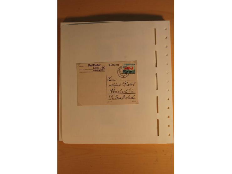1872/1945, ungebrauchte und gestempelte Sammlung mit allen Zeppelin-Ausgaben, Bl.1 und 2 (beschnitten), Bl.3 etc.