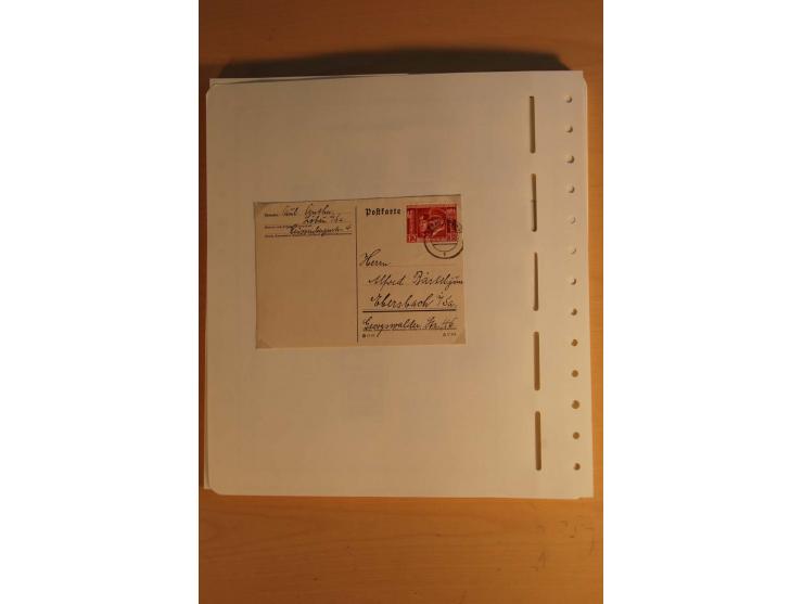 1872/1945, ungebrauchte und gestempelte Sammlung mit allen Zeppelin-Ausgaben, Bl.1 und 2 (beschnitten), Bl.3 etc.