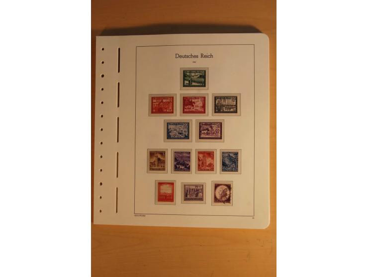 1872/1945, ungebrauchte und gestempelte Sammlung mit allen Zeppelin-Ausgaben, Bl.1 und 2 (beschnitten), Bl.3 etc.