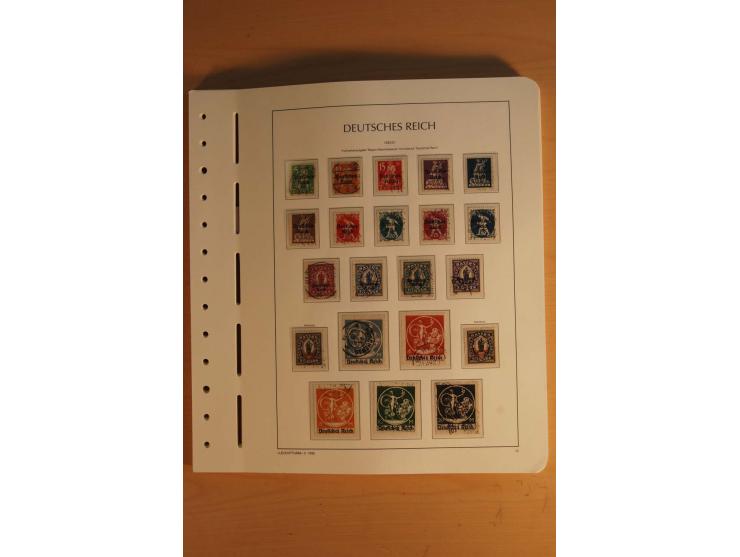 1872/1945, ungebrauchte und gestempelte Sammlung mit allen Zeppelin-Ausgaben, Bl.1 und 2 (beschnitten), Bl.3 etc.