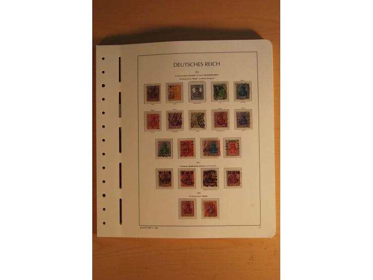 1872/1945, ungebrauchte und gestempelte Sammlung mit allen Zeppelin-Ausgaben, Bl.1 und 2 (beschnitten), Bl.3 etc.