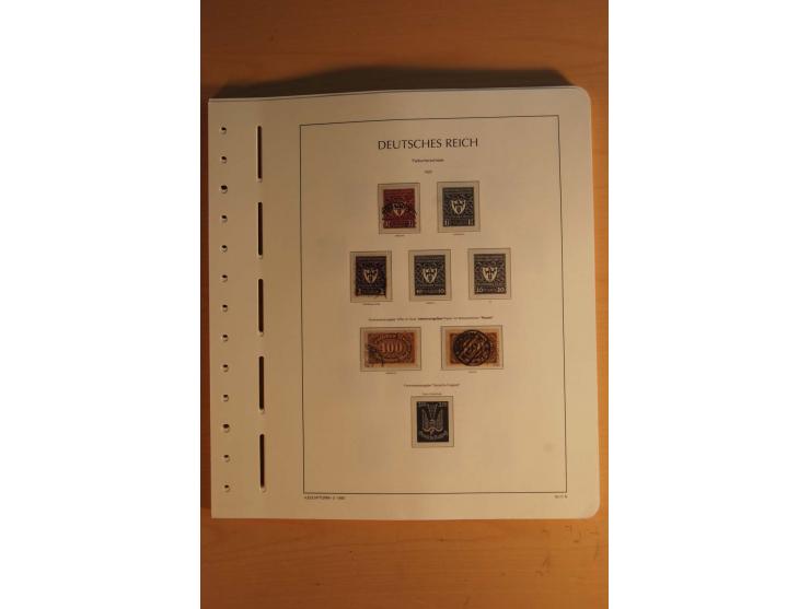1872/1945, ungebrauchte und gestempelte Sammlung mit allen Zeppelin-Ausgaben, Bl.1 und 2 (beschnitten), Bl.3 etc.