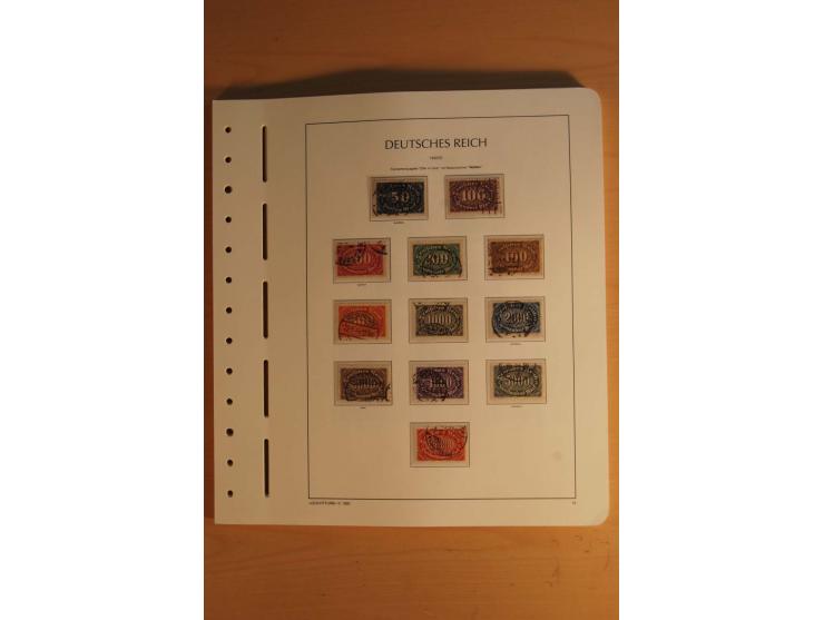 1872/1945, ungebrauchte und gestempelte Sammlung mit allen Zeppelin-Ausgaben, Bl.1 und 2 (beschnitten), Bl.3 etc.