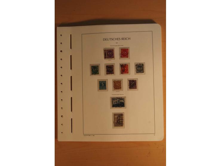 1872/1945, ungebrauchte und gestempelte Sammlung mit allen Zeppelin-Ausgaben, Bl.1 und 2 (beschnitten), Bl.3 etc.