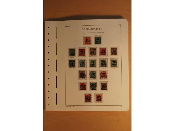1872/1945, ungebrauchte und gestempelte Sammlung mit allen Zeppelin-Ausgaben, Bl.1 und 2 (beschnitten), Bl.3 etc.