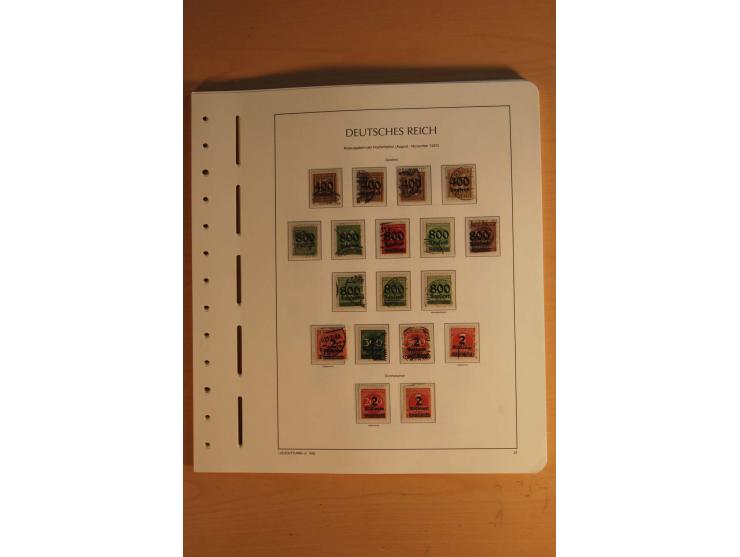 1872/1945, ungebrauchte und gestempelte Sammlung mit allen Zeppelin-Ausgaben, Bl.1 und 2 (beschnitten), Bl.3 etc.