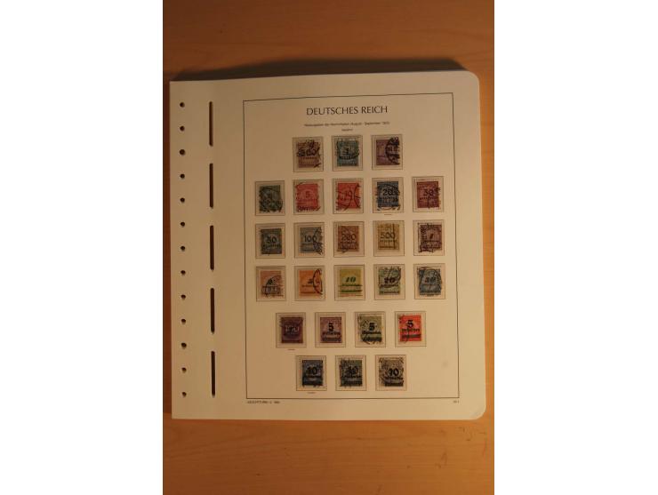 1872/1945, ungebrauchte und gestempelte Sammlung mit allen Zeppelin-Ausgaben, Bl.1 und 2 (beschnitten), Bl.3 etc.