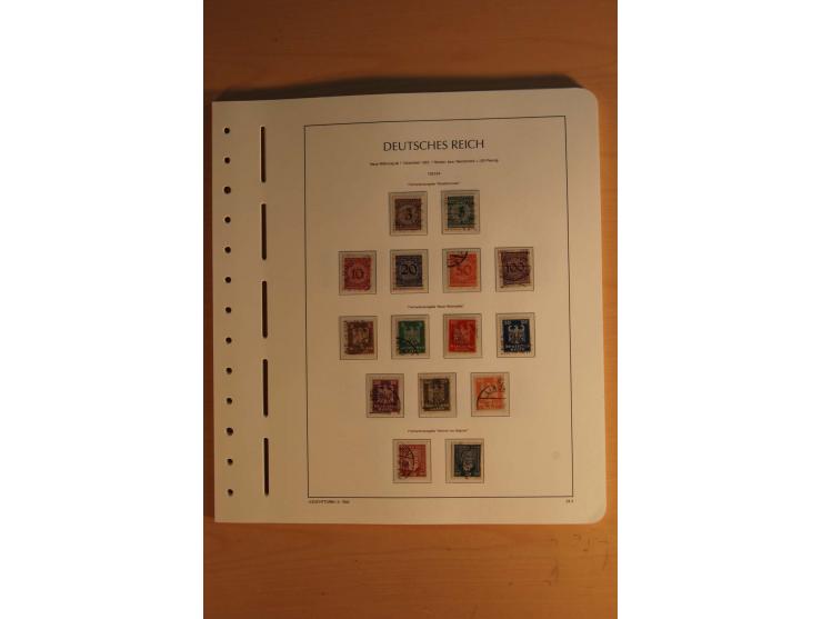 1872/1945, ungebrauchte und gestempelte Sammlung mit allen Zeppelin-Ausgaben, Bl.1 und 2 (beschnitten), Bl.3 etc.