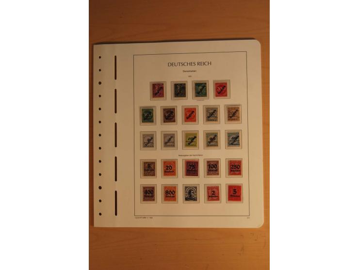 1872/1945, ungebrauchte und gestempelte Sammlung mit allen Zeppelin-Ausgaben, Bl.1 und 2 (beschnitten), Bl.3 etc.