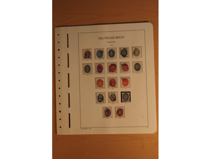 1872/1945, ungebrauchte und gestempelte Sammlung mit allen Zeppelin-Ausgaben, Bl.1 und 2 (beschnitten), Bl.3 etc.
