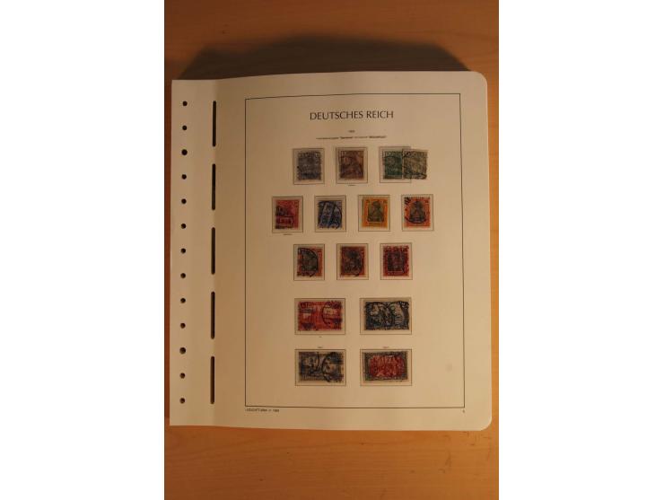 1872/1945, ungebrauchte und gestempelte Sammlung mit allen Zeppelin-Ausgaben, Bl.1 und 2 (beschnitten), Bl.3 etc.