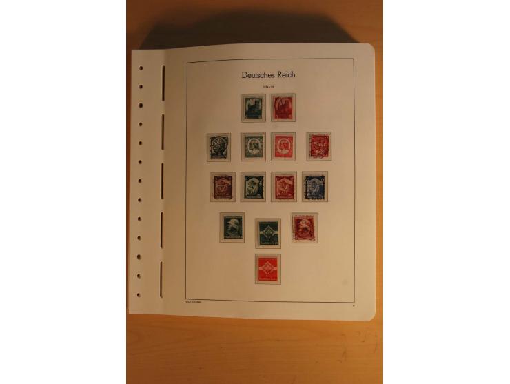 1872/1945, ungebrauchte und gestempelte Sammlung mit allen Zeppelin-Ausgaben, Bl.1 und 2 (beschnitten), Bl.3 etc.