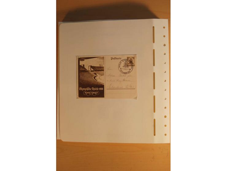 1872/1945, ungebrauchte und gestempelte Sammlung mit allen Zeppelin-Ausgaben, Bl.1 und 2 (beschnitten), Bl.3 etc.