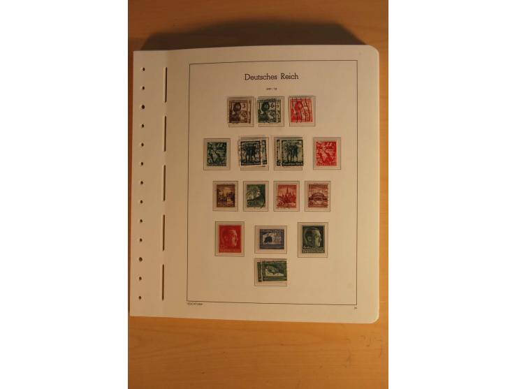 1872/1945, ungebrauchte und gestempelte Sammlung mit allen Zeppelin-Ausgaben, Bl.1 und 2 (beschnitten), Bl.3 etc.