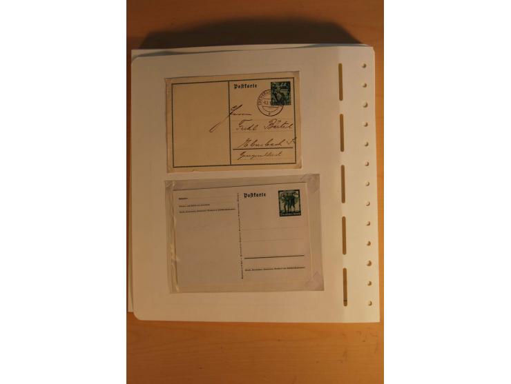 1872/1945, ungebrauchte und gestempelte Sammlung mit allen Zeppelin-Ausgaben, Bl.1 und 2 (beschnitten), Bl.3 etc.