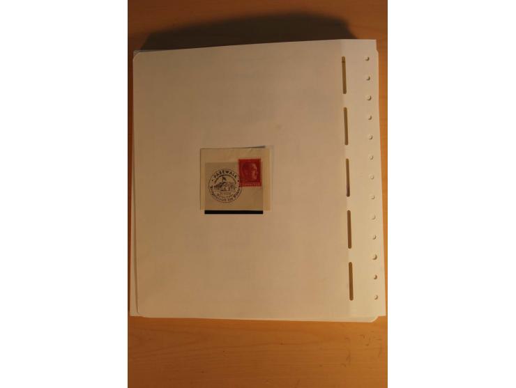 1872/1945, ungebrauchte und gestempelte Sammlung mit allen Zeppelin-Ausgaben, Bl.1 und 2 (beschnitten), Bl.3 etc.