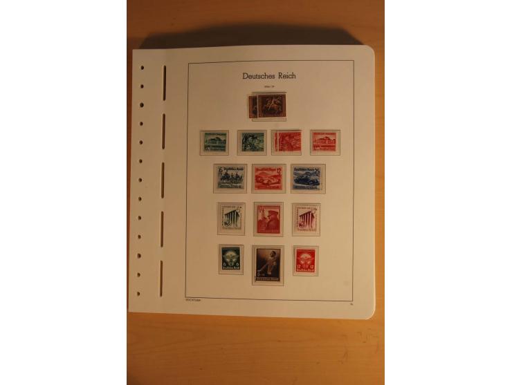 1872/1945, ungebrauchte und gestempelte Sammlung mit allen Zeppelin-Ausgaben, Bl.1 und 2 (beschnitten), Bl.3 etc.