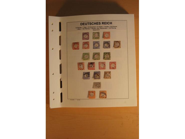 1872/1945, überwiegend gestempelte Sammlung mit vielen guten Werten, Sätzen und Blocks u.a. Block 2 gestempelt, (rep.), Fotoa