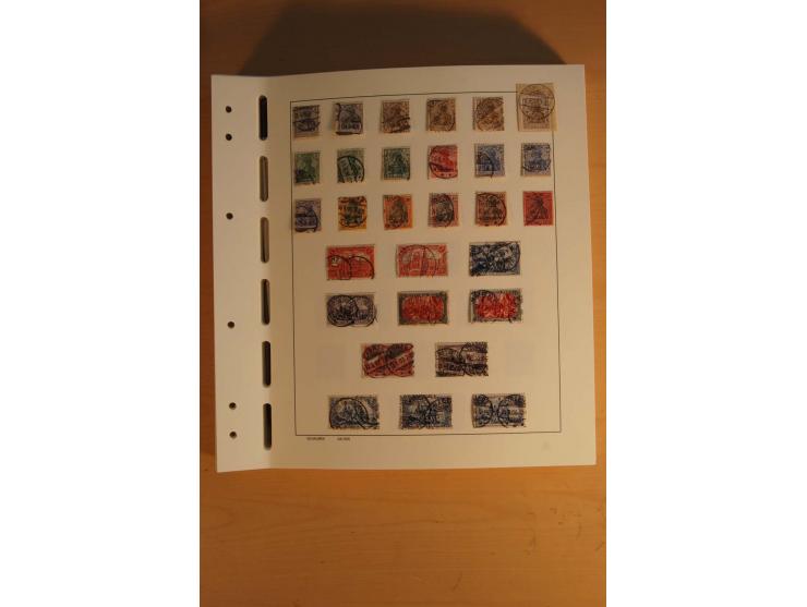 1872/1945, überwiegend gestempelte Sammlung mit vielen guten Werten, Sätzen und Blocks u.a. Block 2 gestempelt, (rep.), Fotoa