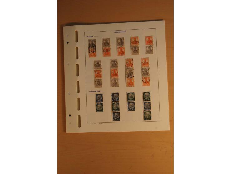 1872/1945, überwiegend gestempelte Sammlung mit vielen guten Werten, Sätzen und Blocks u.a. Block 2 gestempelt, (rep.), Fotoa