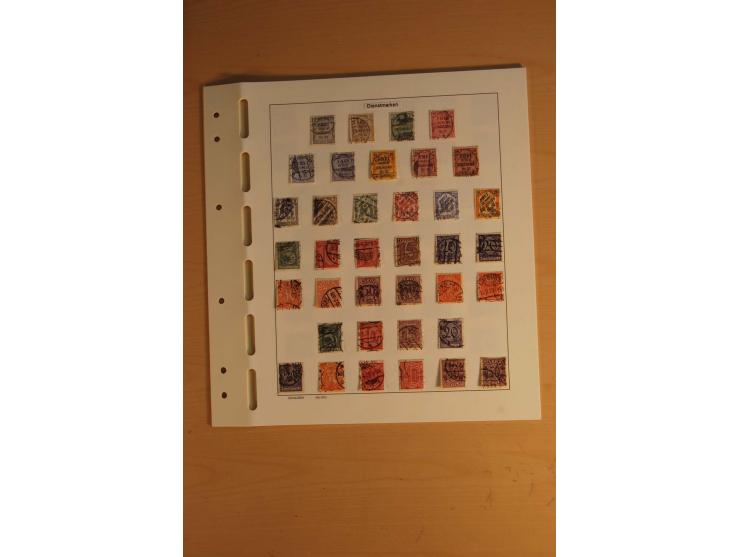 1872/1945, überwiegend gestempelte Sammlung mit vielen guten Werten, Sätzen und Blocks u.a. Block 2 gestempelt, (rep.), Fotoa