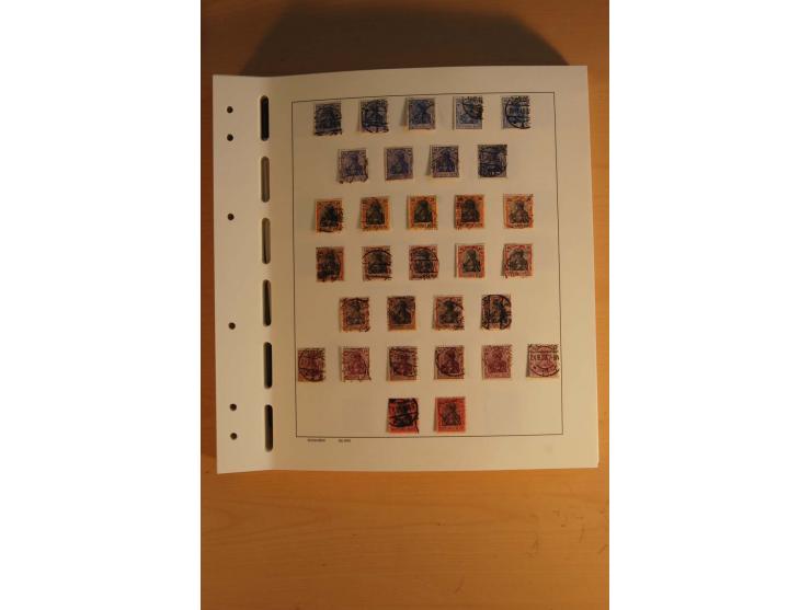 1872/1945, überwiegend gestempelte Sammlung mit vielen guten Werten, Sätzen und Blocks u.a. Block 2 gestempelt, (rep.), Fotoa