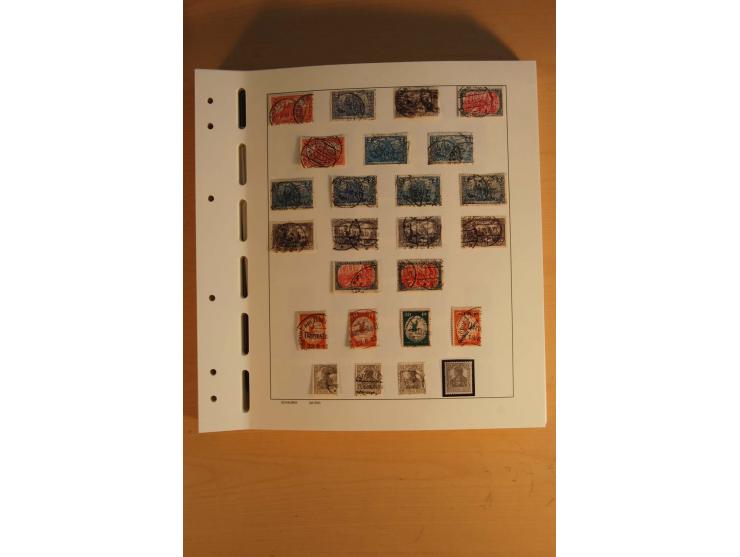 1872/1945, überwiegend gestempelte Sammlung mit vielen guten Werten, Sätzen und Blocks u.a. Block 2 gestempelt, (rep.), Fotoa
