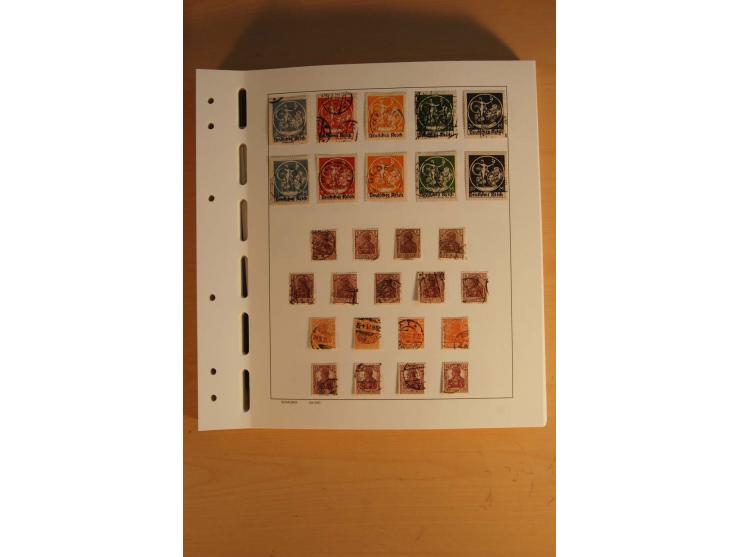 1872/1945, überwiegend gestempelte Sammlung mit vielen guten Werten, Sätzen und Blocks u.a. Block 2 gestempelt, (rep.), Fotoa